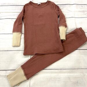 Lil Legs Ribbed Pajama Set